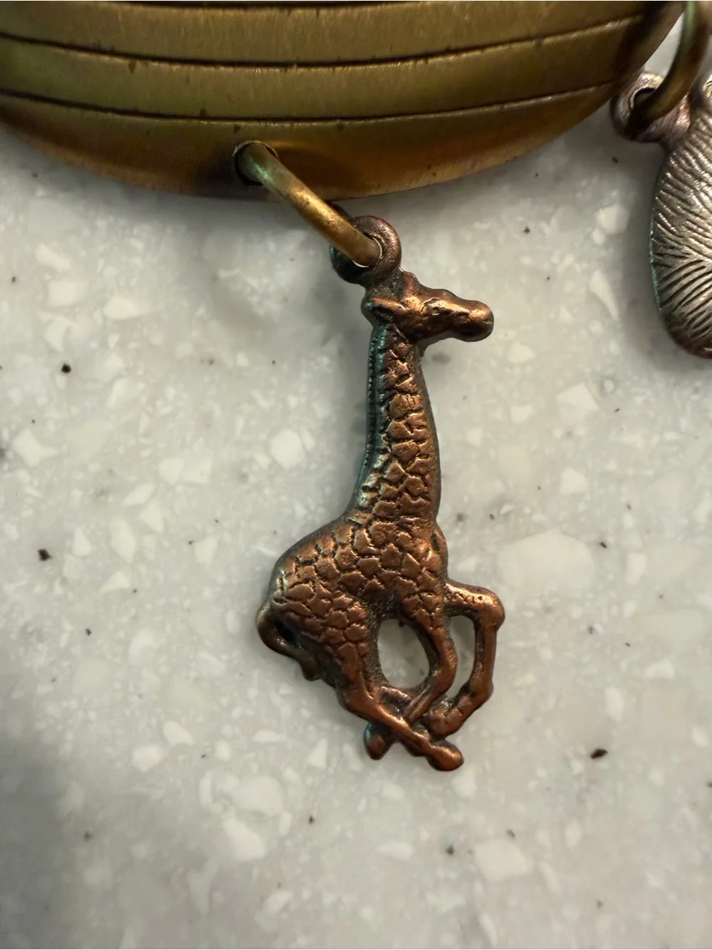 Vintage Noah’s Ark Animal Pin. Gold, silver & bronze colors. Pin Art. USA Made